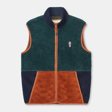 Load image into Gallery viewer, REVOLUTION | 7716 Blocked Fleece Vest | Green