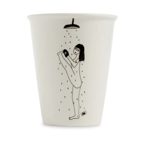 HELEN B | Porcelain Cup | Yoga In The Shower