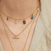 Load image into Gallery viewer, ASHIANA | Aubrey Charm Neckalce | Navy