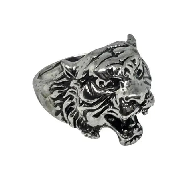 CRYPT | Tibetan Tiger Ring | Silver - LONDØNWORKS