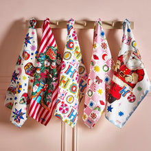 Load image into Gallery viewer, ELEANOR BOWMER | Kissmas Checkerboard Tea Towel - LONDØNWORKS