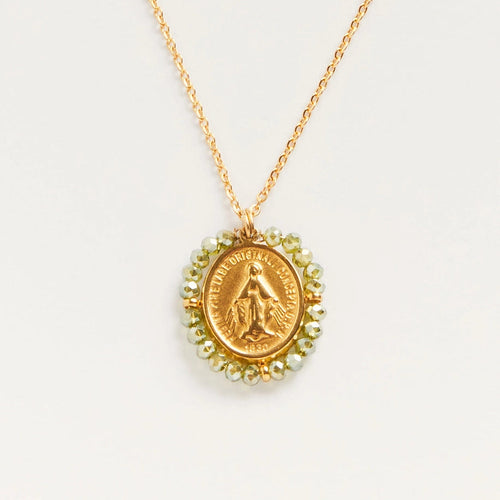 PALAS | Santa Maria Necklace | Gold Plated | Shiny Green - LONDØNWORKS