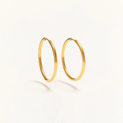 PALAS | Naomi Hoop Earrings | Gold Plated - LONDØNWORKS