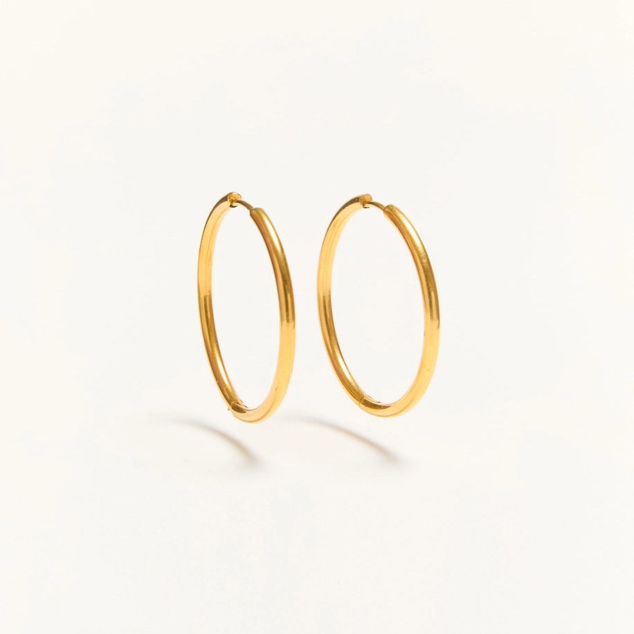 PALAS | Naomi Hoop Earrings | Gold Plated - LONDØNWORKS