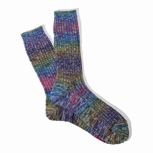 ANONYMOUSISM | Splash Pattern Crew Socks | Multi - LONDØNWORKS