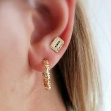 Load image into Gallery viewer, SCREAM PRETTY | Mix Tape Stud Earrings | Gold Plated
