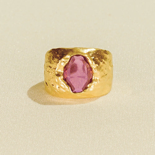 AGAPE JEWELLERY | Carmen Rosewood Ring | Gold Plated