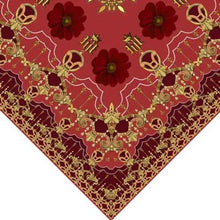 Load image into Gallery viewer, HELEN ANTHONY | Large Silk Foulard Scarf | Burgundy - LONDØNWORKS