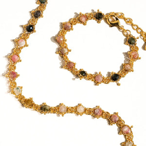 FLANERIE ACCESSORIES | Skylar Multi Stones Necklace