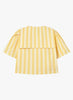 THE TINY BIG SISTER | Striped Sailor Neck Blouse| Mellow Yellow
