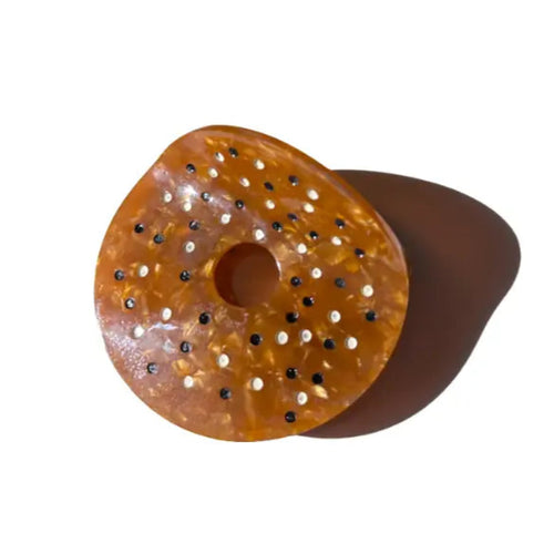 SOLAR ECLIPSE | Hand-painted Claw Hair Clip | Everything Bagel - LONDØNWORKS