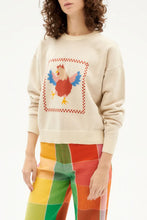 Load image into Gallery viewer, THINKING MU | Gallina Paloma Knitted Sweater | Ecru - LONDØNWORKS