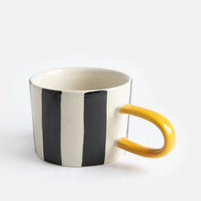 Load image into Gallery viewer, CAROLINE GARDNER | Mono Big Strip Ceramic Mug - LONDØNWORKS