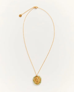 PALAS | Santa Maria Necklace | Gold Plated | Shiny Green - LONDØNWORKS
