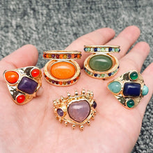 Load image into Gallery viewer, M. QUEENA | Multi Syle Vintage Stone Ring - LONDØNWORKS