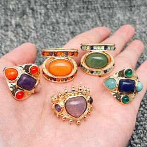 M. QUEENA | Multi Syle Vintage Stone Ring - LONDØNWORKS
