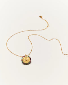 PALAS | Belamar Primavera Medal Necklace | Gold Plated - LONDØNWORKS