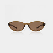 Load image into Gallery viewer, Brown sunglasses on a white background