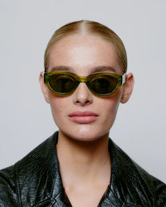 A. KJÆRBEDE | Winnie | Light Olive Transparent