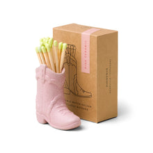 Load image into Gallery viewer, PADDYWAX | Cowboy Boot Match Holder | Pink - LONDØNWORKS