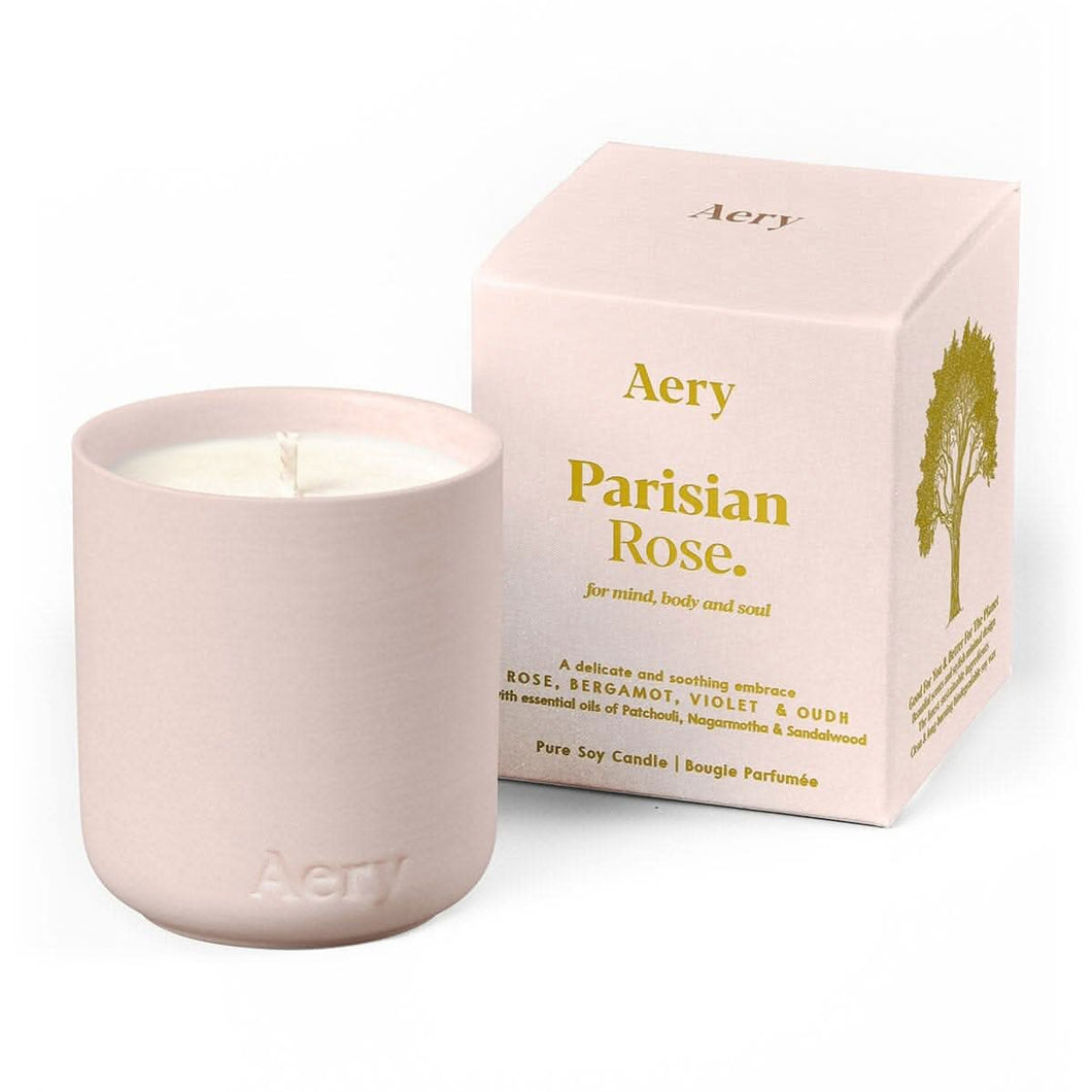 AERY | Parisian Rose Mini Scented Candle