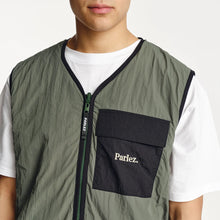 Load image into Gallery viewer, PARLEZ | Amisk Reversible Gilet | Kelp Green