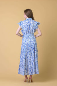 DREAM | Long Beach Dress | Cleo Blue