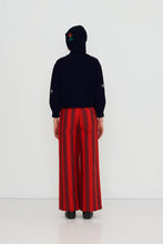 Load image into Gallery viewer, THE TINY BIG SISTER | Fall Intarsia Cardigan | Navy