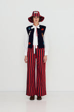 Load image into Gallery viewer, THE TINY BIG SISTER | Fall Intarsia Vest | Navy