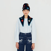 Load image into Gallery viewer, THE TINY BIG SISTER | Fall Beanie | Navy