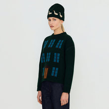 Load image into Gallery viewer, THE TINY BIG SISTER | Geese Beanie | Ink Blue