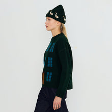 Load image into Gallery viewer, THE TINY BIG SISTER | Geese Beanie | Ink Blue