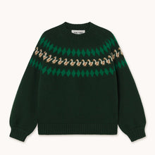 Load image into Gallery viewer, THE TINY BIG SISTER | Geese Sweater | Ink Blue