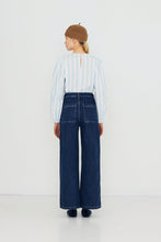 Load image into Gallery viewer, THE TINY BIG SISTER | Embroidered Horse Jeans | Medium Wash