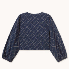 Load image into Gallery viewer, THE TINY BIG SISTER | Geese Blouse | Navy