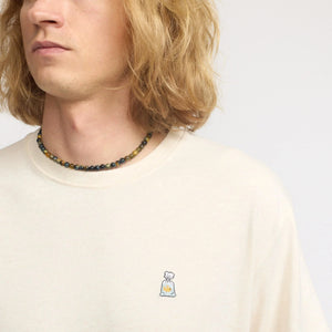 REVOLUTION | 1418 FIS T-Shirt | Off-White - Melange - LONDØNWORKS