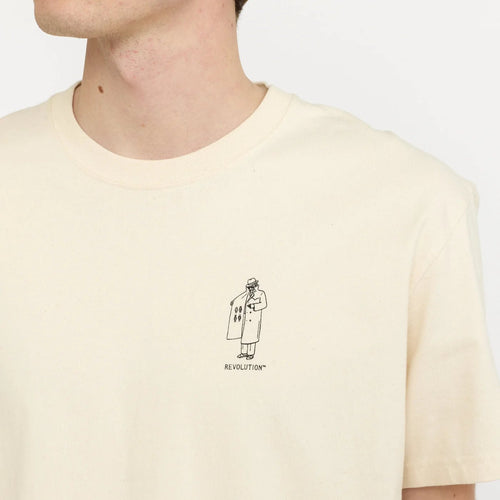 REVOLUTION | 1428 DEA Application T-Shirt | Off-White