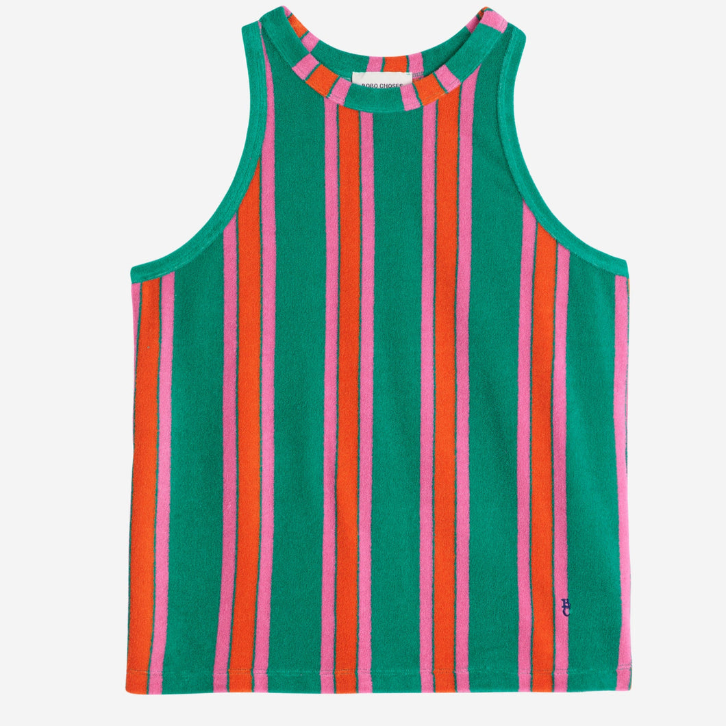 BOBO CHOSES | Stripes Terry Tank Top | Multi