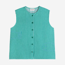 Load image into Gallery viewer, BOBO CHOSES | Lucky Fish Embroidery Shirt | Green