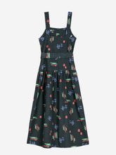 Load image into Gallery viewer, BOBO CHOSES | Multicolour Print Evase Strap Dress | Dark Grey