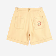 Load image into Gallery viewer, BOBO CHOSES | Pleated Twill Bermuda Shorts | Light Yellow/Beige