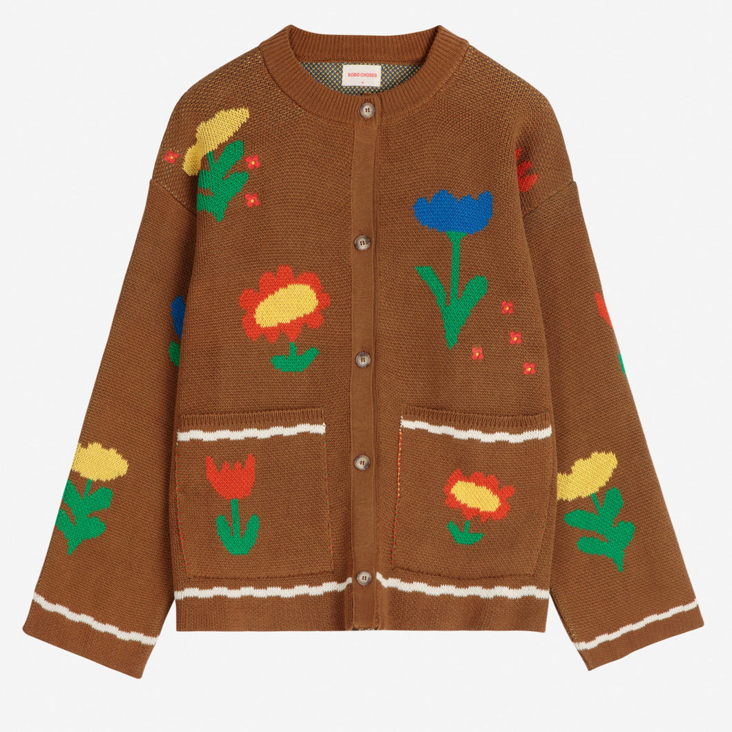 BOBO CHOSES | Garden Party Cardigan | Brown