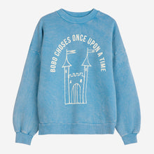 Load image into Gallery viewer, BOBO CHOSES | Faraway Castle Sweatshirt | Sky Blue