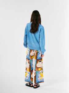 BOBO CHOSES | Faraway Castle Sweatshirt | Sky Blue