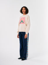 Load image into Gallery viewer, BOBO CHOSES | Abstract Cat Smile Sweatshirt | Off-White