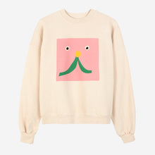 Load image into Gallery viewer, BOBO CHOSES | Abstract Cat Smile Sweatshirt | Off-White