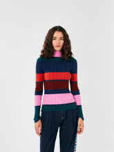 Load image into Gallery viewer, BOBO CHOSES | Multi stripes Ribbed Turtle Neck