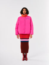 Load image into Gallery viewer, BOBO CHOSES | Circle Anorak Puffer jacket | Pink &amp; Red