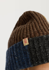 REVOLUTION | 9329 Beanie| Melange - Black