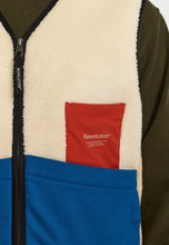 Load image into Gallery viewer, REVOLUTION | 7029 Blocked Teddy Vest | Off White